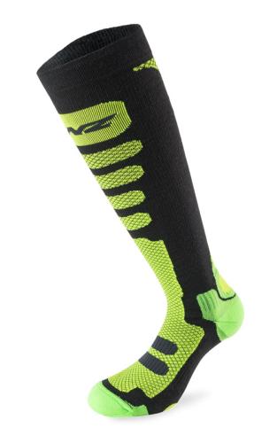 Lenz Free Tour 1.0 Merino Softtec - black/lime (Grösse: 35-38) von Lenz