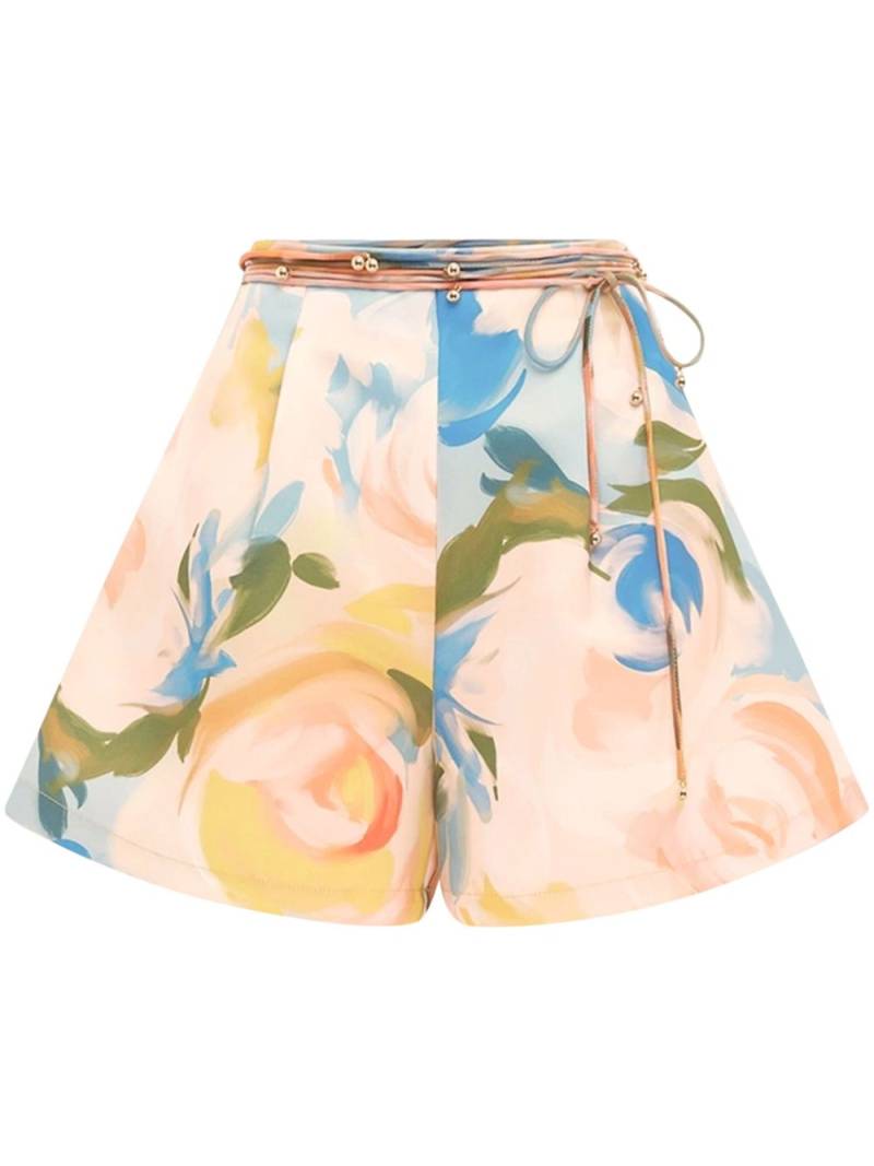 Leo Lin Vivian floral shorts - Yellow von Leo Lin