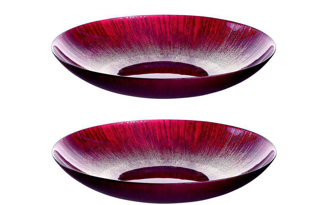 LEONARDO Dekoschale »Vivo 40 cm, 2 Stück, Rot«, (2 St.) LEONARDO Dekoschale »Vivo 40 cm, 2 Stück, Rot«, (2 St.) von Leonardo