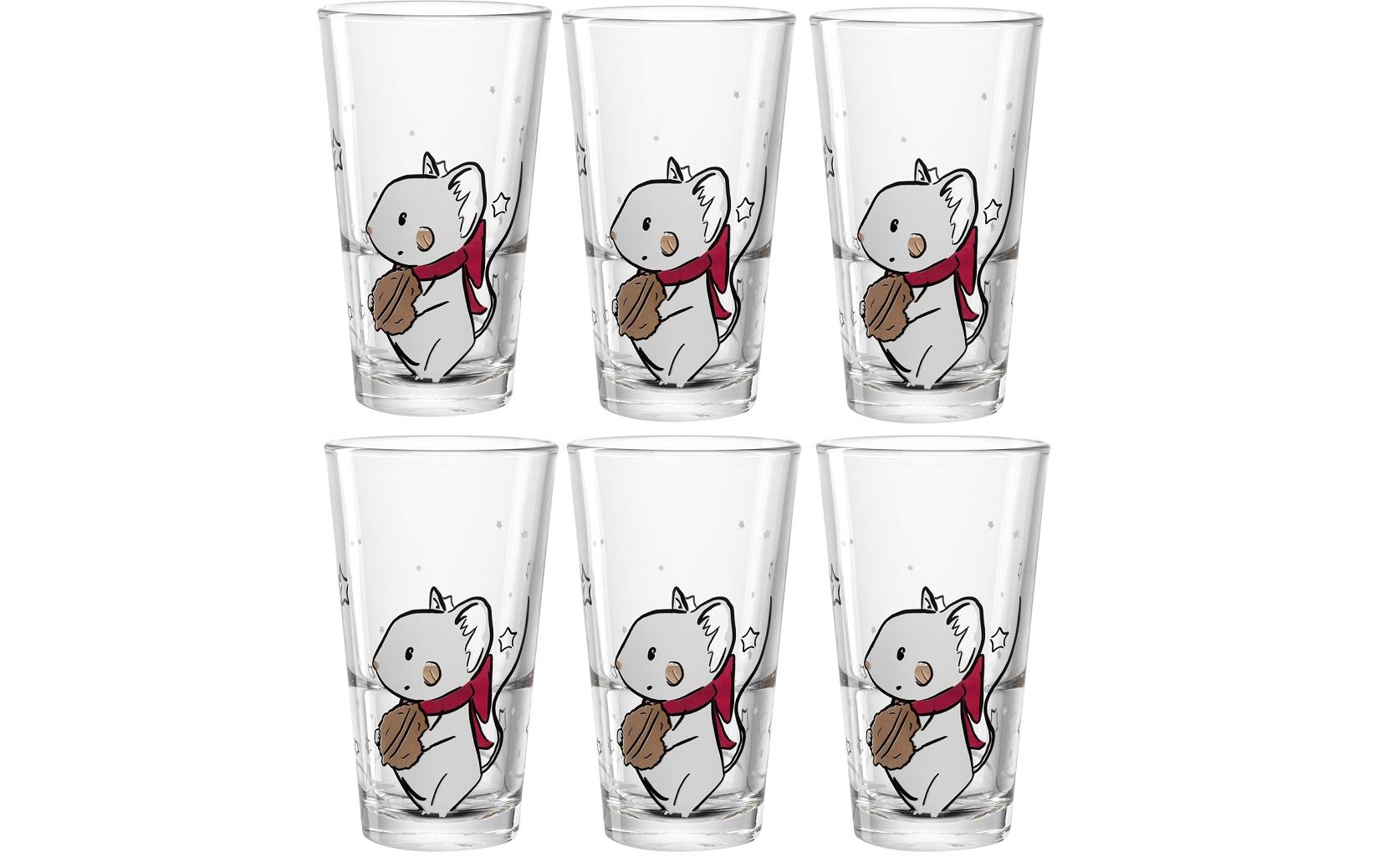 LEONARDO Glas »Autentico Maus 330 ml, 6 Stück, Transparent«, (6 tlg.) von Leonardo