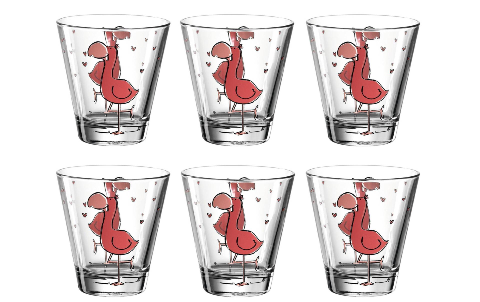LEONARDO Glas »Bambini Flamingo 215 ml 6 Stück« LEONARDO Glas »Bambini Flamingo 215 ml 6 Stück« von Leonardo