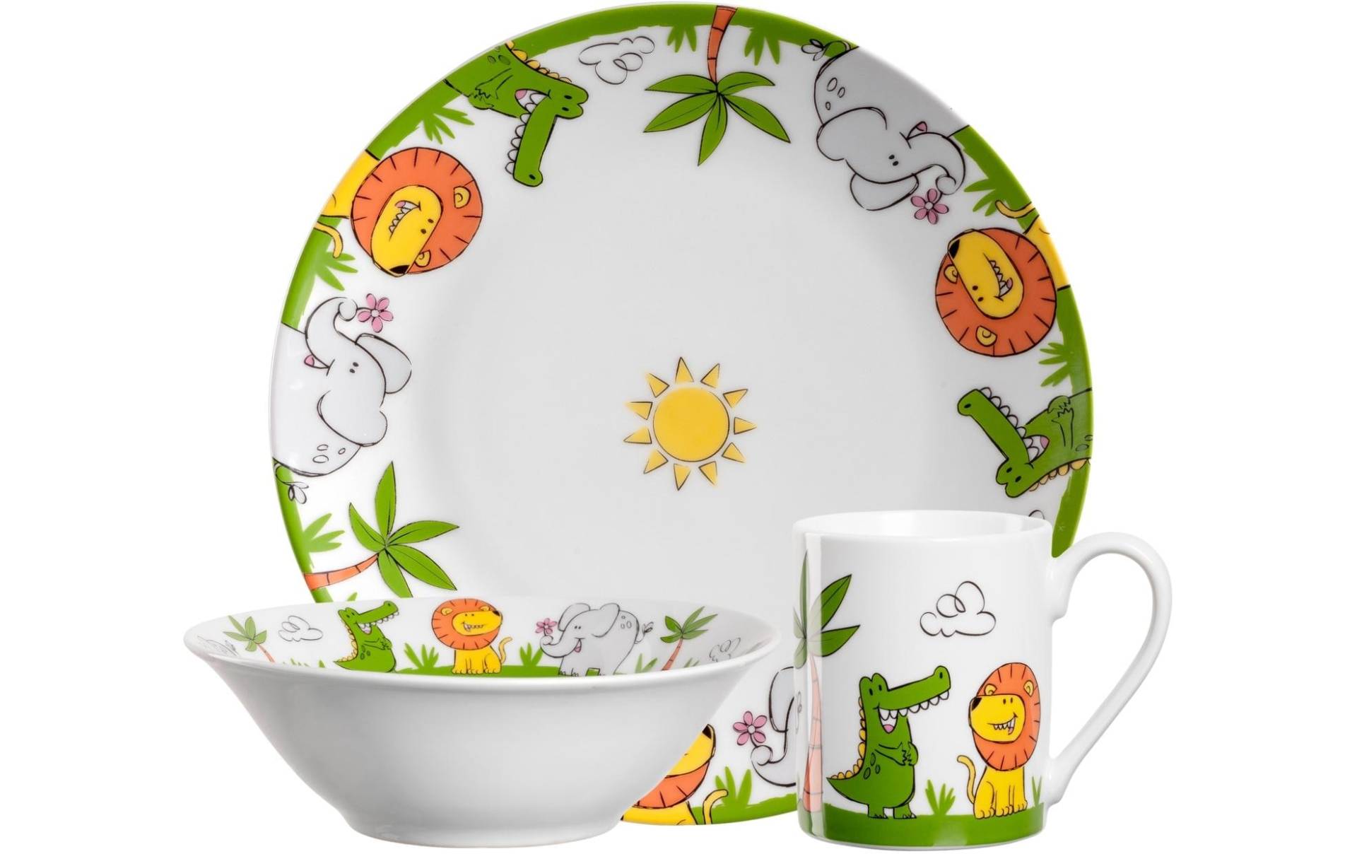 LEONARDO Kindergeschirr-Set »Bambini Löwe/Krokodil/Elefant, 3-teilig« LEONARDO Kindergeschirr-Set »Bambini Löwe/Krokodil/Elefant, 3-teilig« von Leonardo