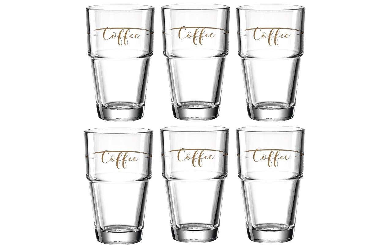 LEONARDO Latte-Macchiato-Glas »Macchiato Becher Solo Coffee 410 ml«, (6 tlg.) von Leonardo