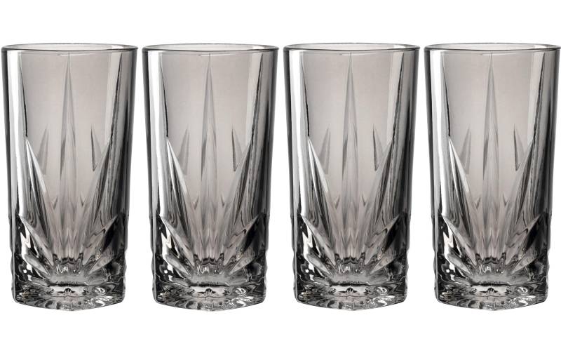 LEONARDO Longdrinkglas »Capri 530ml grau«, (4 tlg.) von Leonardo