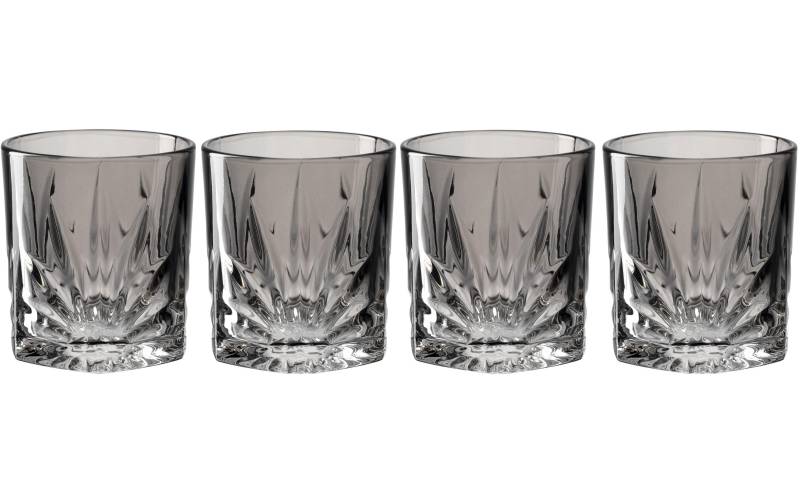 LEONARDO Whiskyglas »DOF Capri 330ml grau«, (4 tlg.) von Leonardo