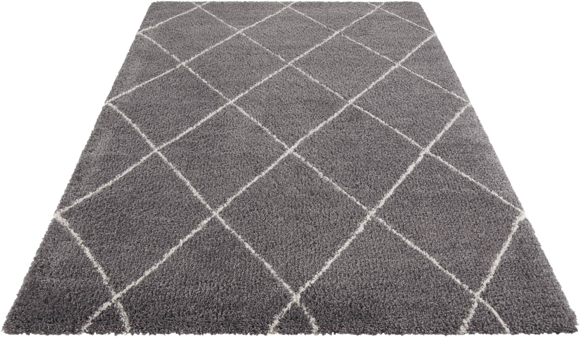 Leonique Hochflor-Teppich »Belle«, rechteckig, 35 mm Höhe, Rauten-Design, weiche Haptik Leonique Hochflor-Teppich »Belle«, rechteckig, 35 mm Höhe, Rauten-Design, weiche Haptik von Leonique