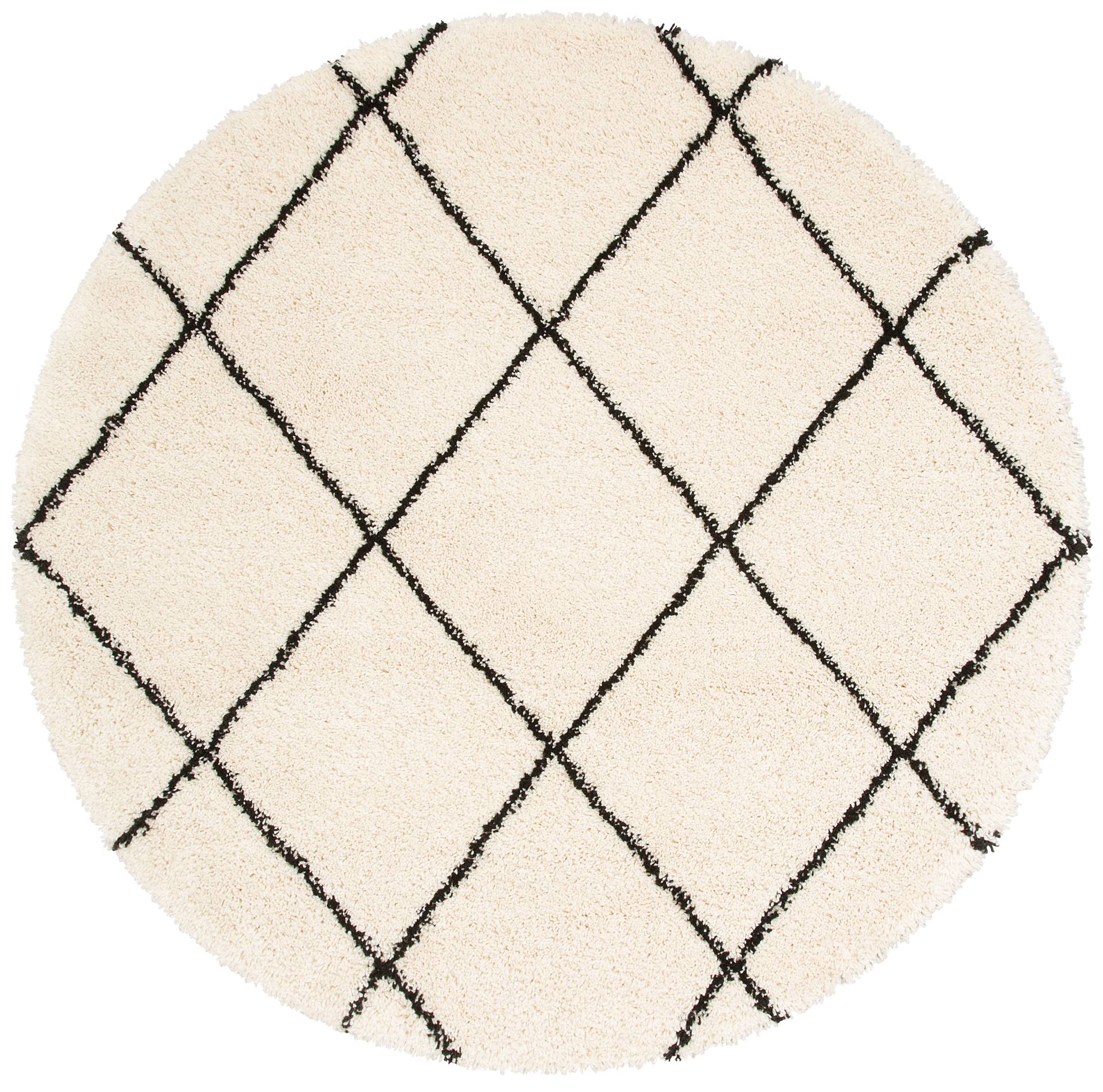 Leonique Hochflor-Teppich »Belle«, rund, 35 mm Höhe, Rauten-Design, weiche Haptik Leonique Hochflor-Teppich »Belle«, rund, 35 mm Höhe, Rauten-Design, weiche Haptik von Leonique