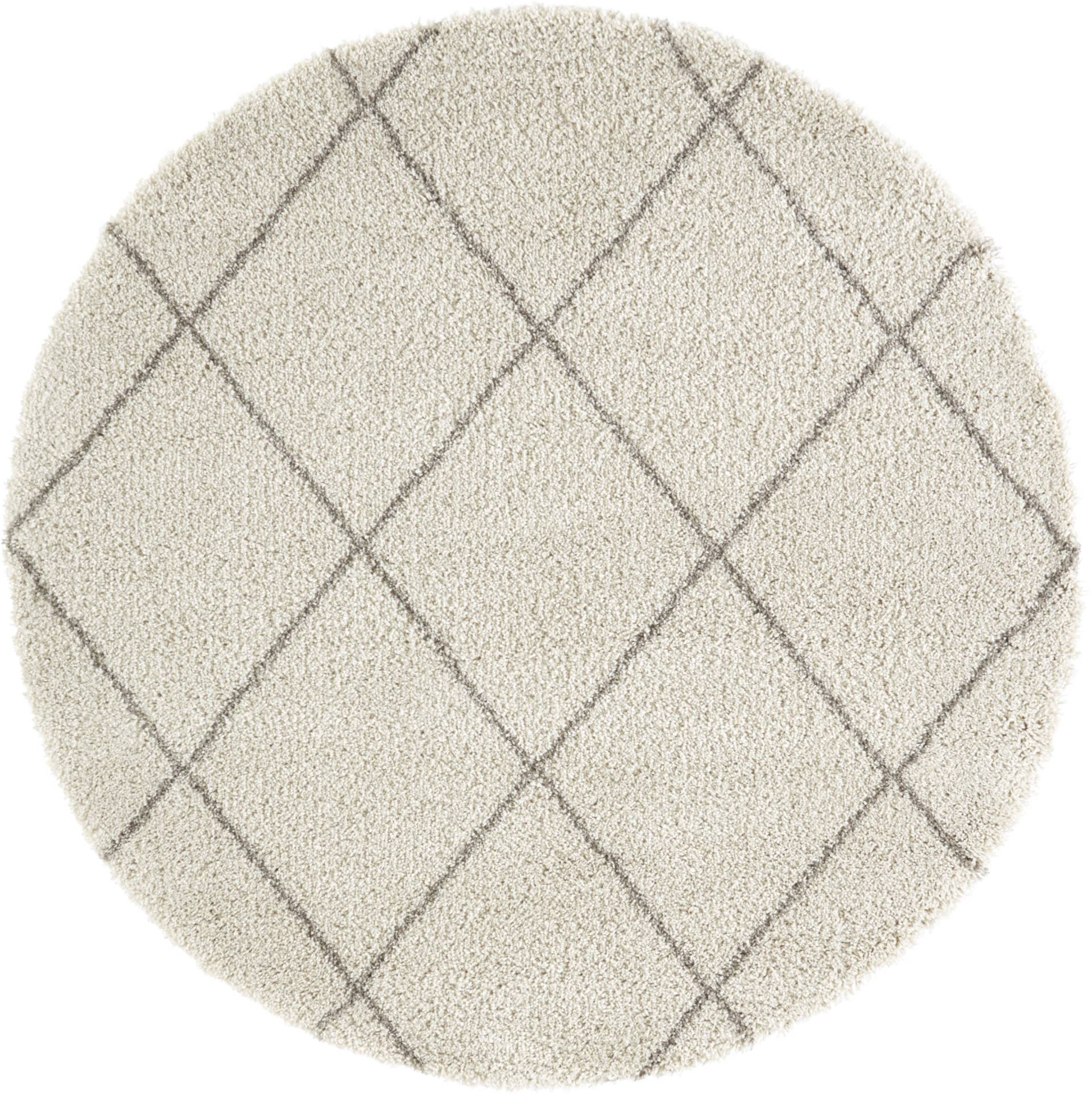 Leonique Hochflor-Teppich »Belle«, rund, 35 mm Höhe, Rauten-Design, weiche Haptik Leonique Hochflor-Teppich »Belle«, rund, 35 mm Höhe, Rauten-Design, weiche Haptik von Leonique