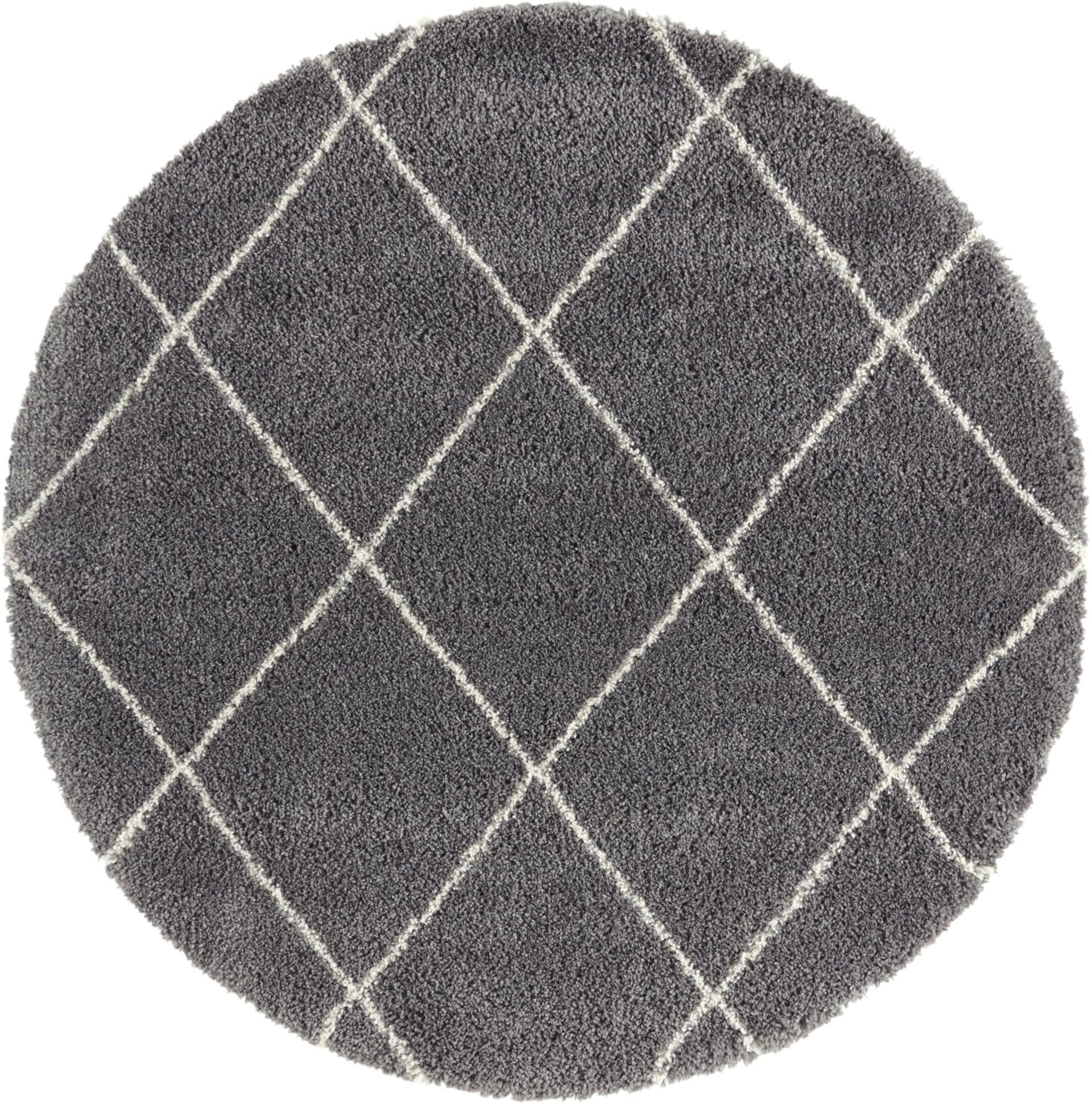 Leonique Hochflor-Teppich »Belle«, rund, 35 mm Höhe, Rauten-Design, weiche Haptik Leonique Hochflor-Teppich »Belle«, rund, 35 mm Höhe, Rauten-Design, weiche Haptik von Leonique