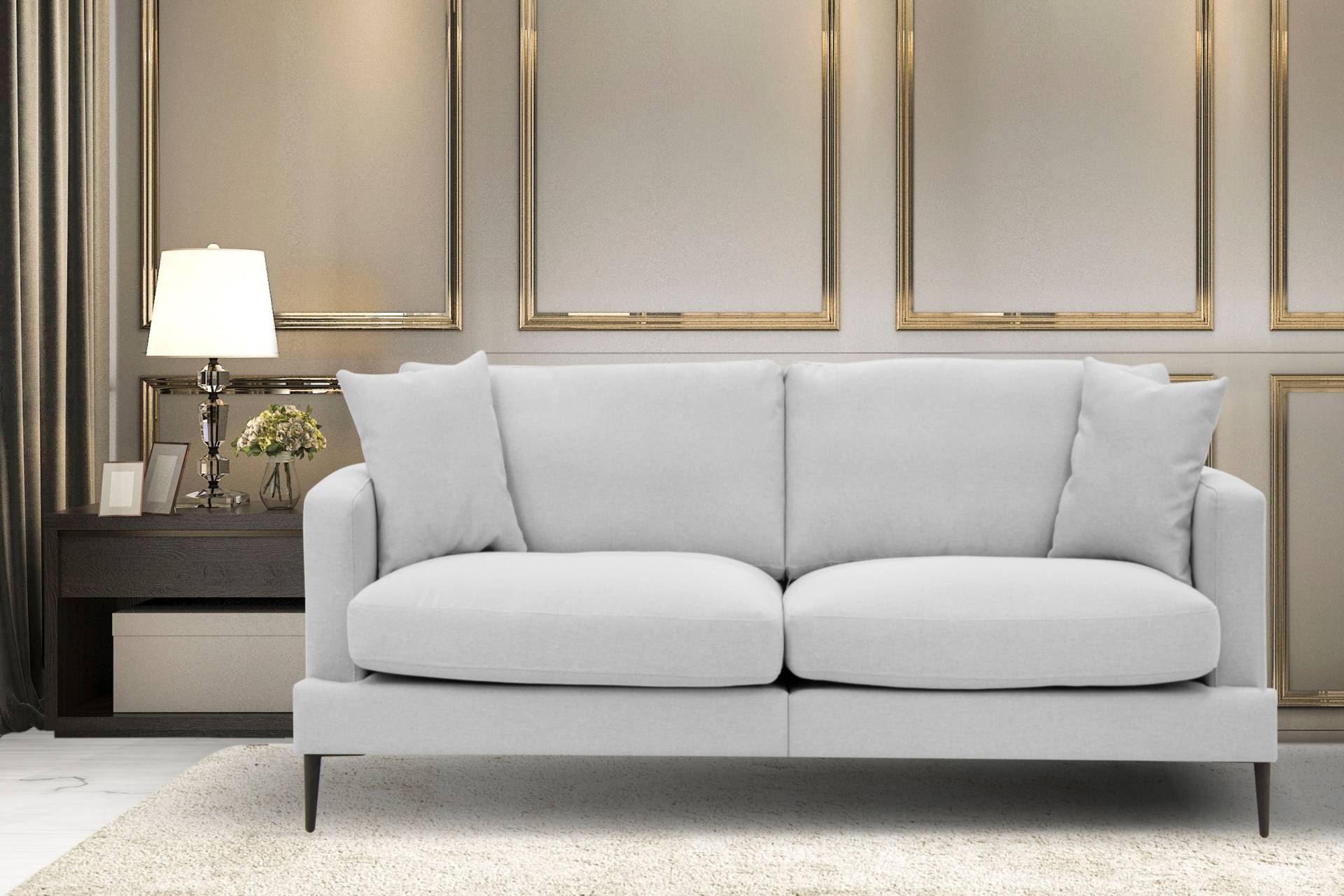Leonique 2-Sitzer »Cozy«, mit losen Kissen und Metallbeinen Leonique 2-Sitzer »Cozy«, mit losen Kissen und Metallbeinen von Leonique
