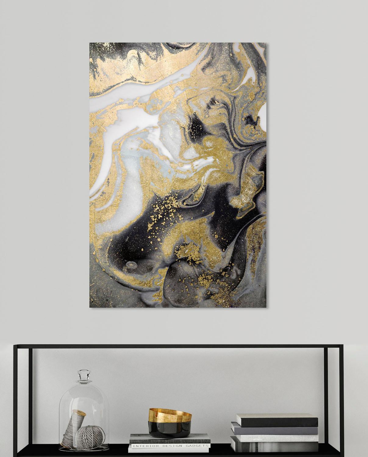 queence Acrylglasbild »Abstrakte Kunst mit Glitzer-Effekt«, Kunst-Gemälde-Abstrakt-klassische Fantasie, Fine Art-Print in Galeriequalität queence Acrylglasbild »Abstrakte Kunst mit Glitzer-Effekt«, Kunst-Gemälde-Abstrakt-klassische Fantasie, Fine Art-Print in Galeriequalität von queence