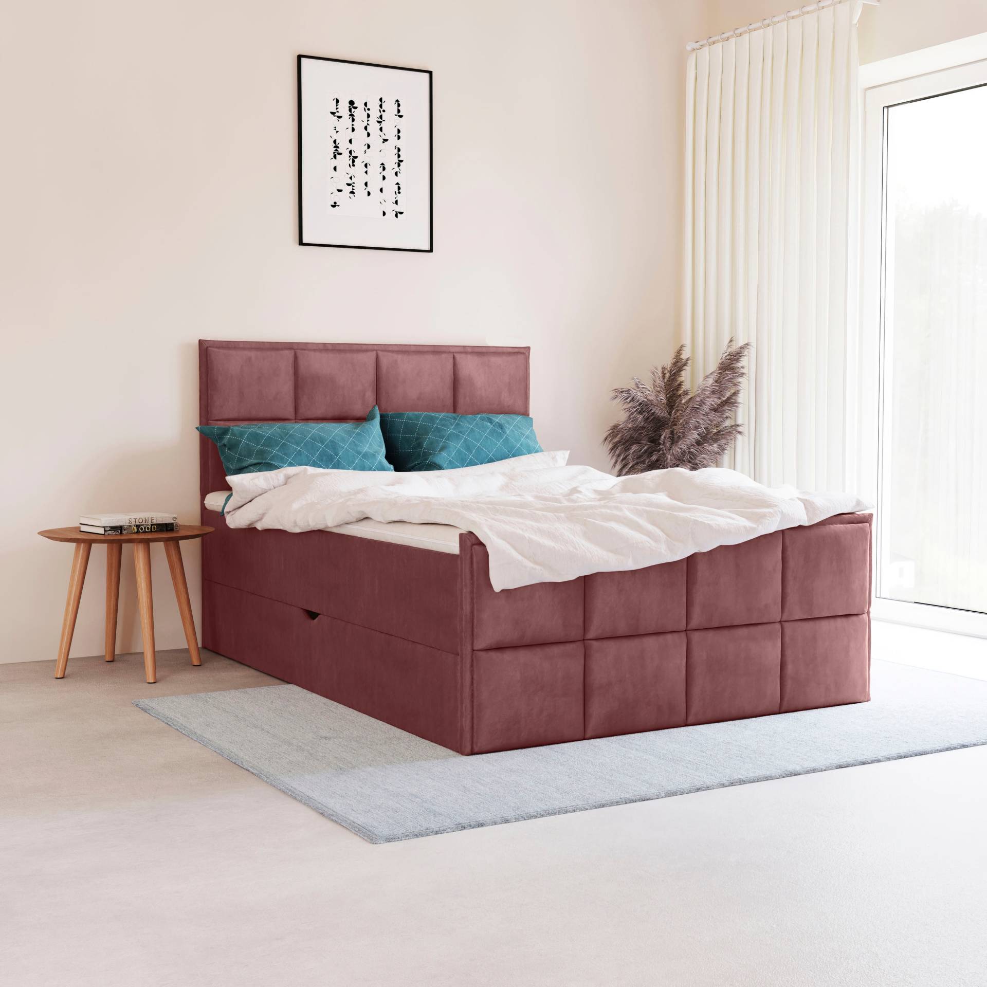 Leonique Boxspringbett »Timeo«, in den Breiten 120,140,160 & 180 cm erhältlich von Leonique