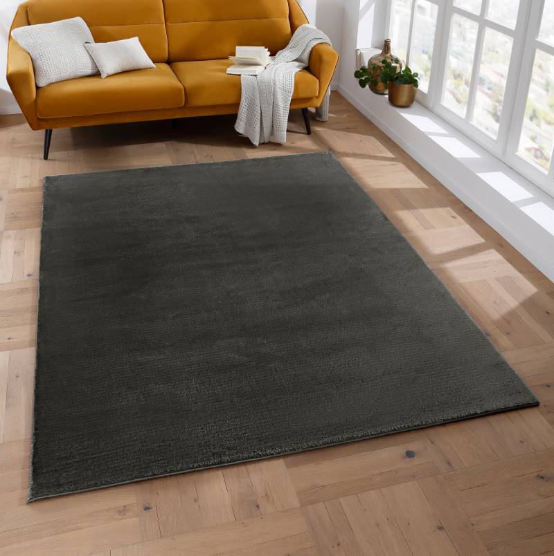 Leonique Hochflor-Teppich »Cashmere, Fell-Optik«, rechteckig, 25 mm Höhe, changierend, weiche Teppiche, Wohnzimmer, Schlafzimmer, Kinderzimmer von Leonique