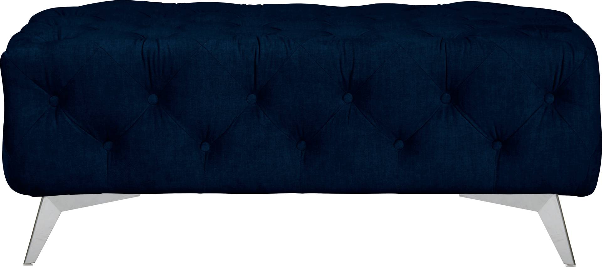 Leonique Polsterhocker »Glynis«, aufwändige Knopfheftung, moderne Chesterfield Optik, Fussfarbe wählbar von Leonique