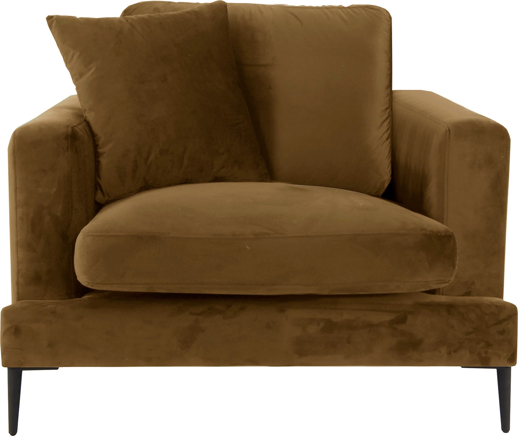 Leonique Sessel »Cozy Loungesessel«, mit Metallbeinen und Zierkissen Leonique Sessel »Cozy Loungesessel«, mit Metallbeinen und Zierkissen von Leonique