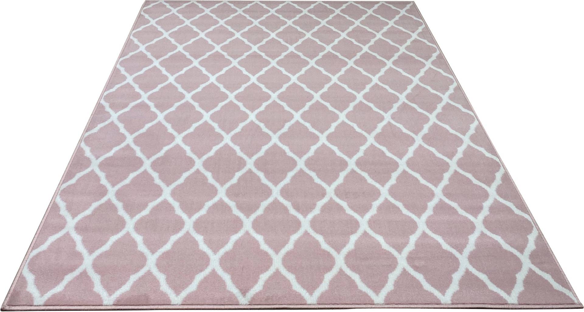Leonique Teppich »Elliota«, rechteckig, 7 mm Höhe, grafisches Rauten-Design, modern, Kurzflor-Teppich Leonique Teppich »Elliota«, rechteckig, 7 mm Höhe, grafisches Rauten-Design, modern, Kurzflor-Teppich von Leonique