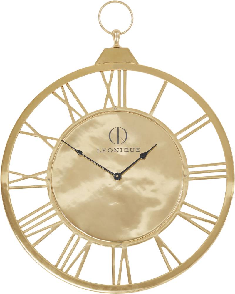 Leonique Wanduhr »Leonique GOLD«, römische Ziffern, 58 cm von Leonique