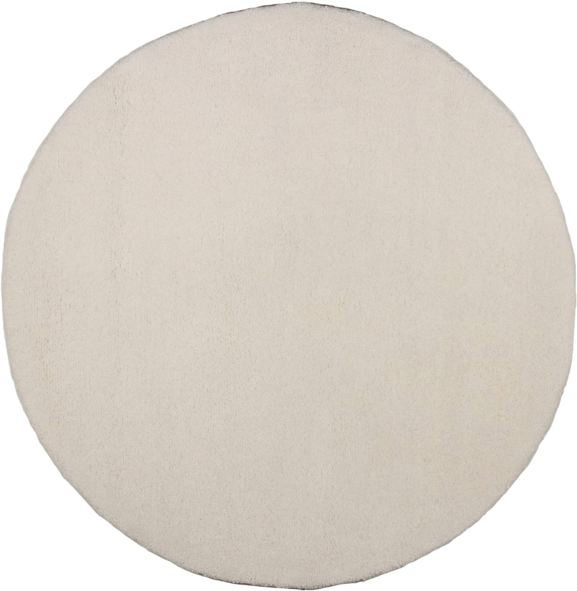 Leonique Wollteppich »Punam«, rund, 28 mm Höhe, echter Berber aus Marokko, einfarbig, reine Wolle, handgeknüpft Leonique Wollteppich »Punam«, rund, 28 mm Höhe, echter Berber aus Marokko, einfarbig, reine Wolle, handgeknüpft von Leonique