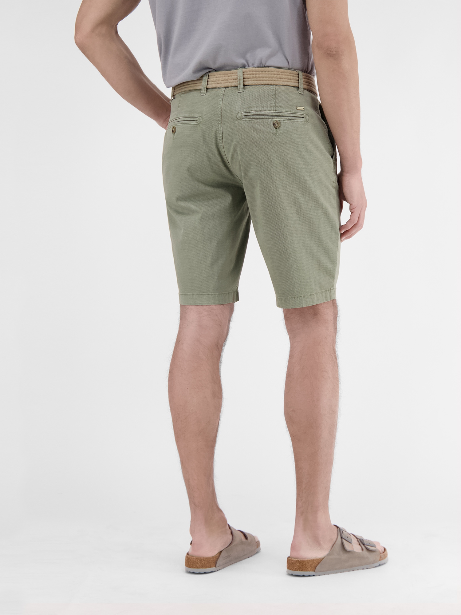 LERROS Bermudas »LERROS Chino-Bermuda mit Gürtel«, (Set) von Lerros