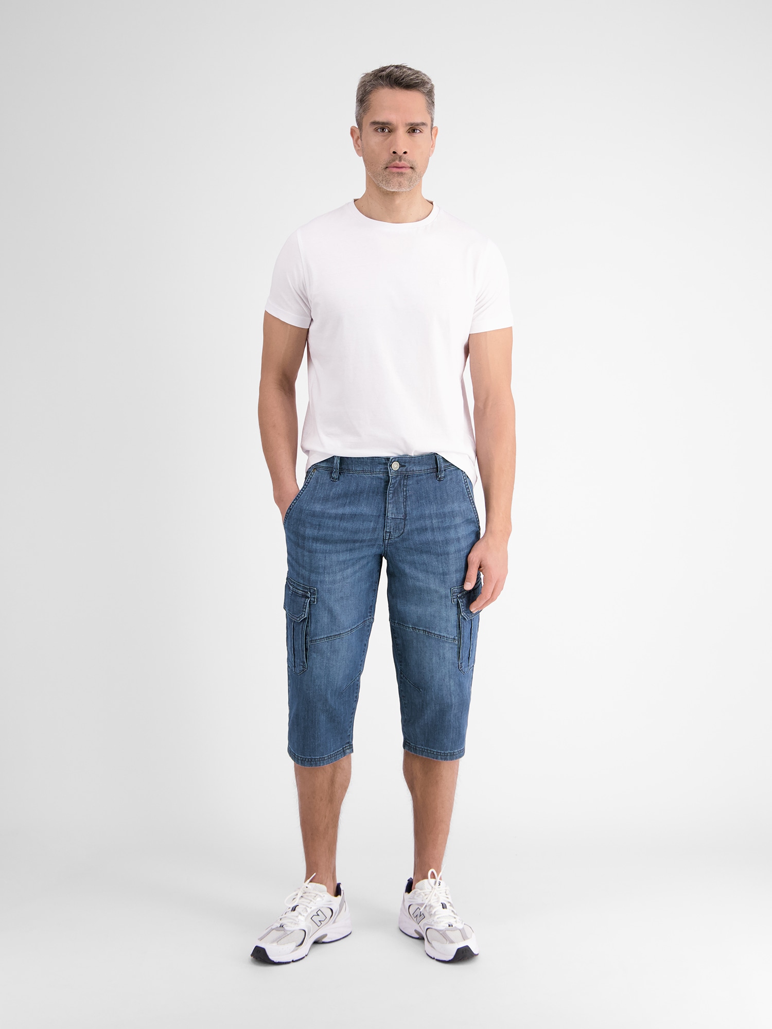 LERROS Bermudas »LERROS Leichte Denim Long-Bermuda mit Stretchanteil« von Lerros