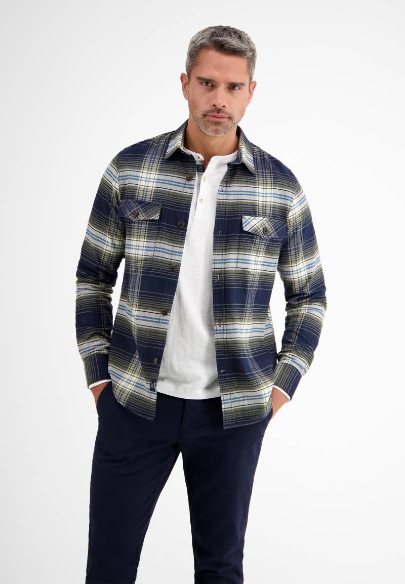 LERROS Flanellhemd »LERROS Lässiges Overshirt in Flanell-Check« von Lerros