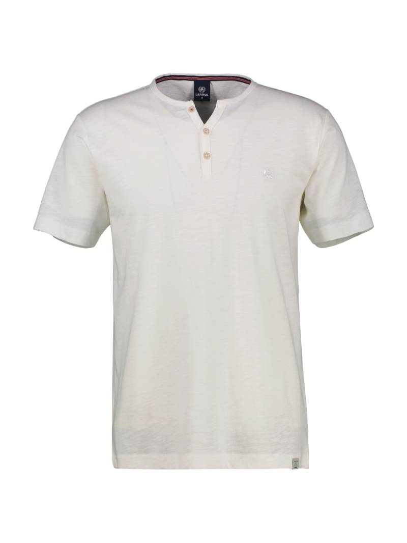 LERROS Henleyshirt, mit Logostitching auf der Brust von Lerros