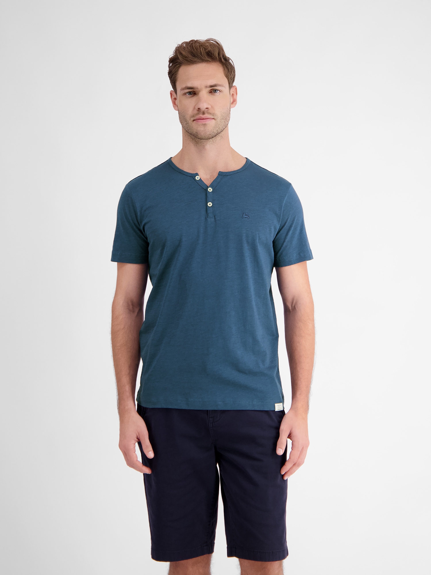 LERROS Henleyshirt »LERROS Basic Henleyshirt« von Lerros