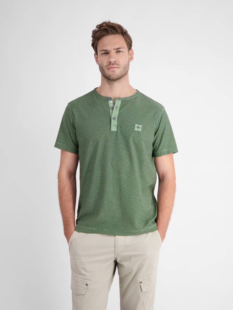 LERROS Henleyshirt »LERROS Gestreiftes Serafino-Shirt für Herren« von Lerros