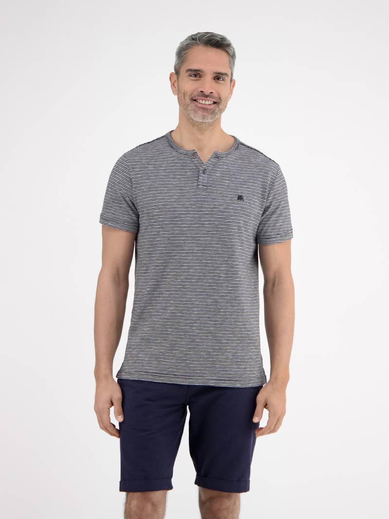 LERROS Henleyshirt »LERROS Gestreiftes Serafinoshirt, gestrickt« von Lerros