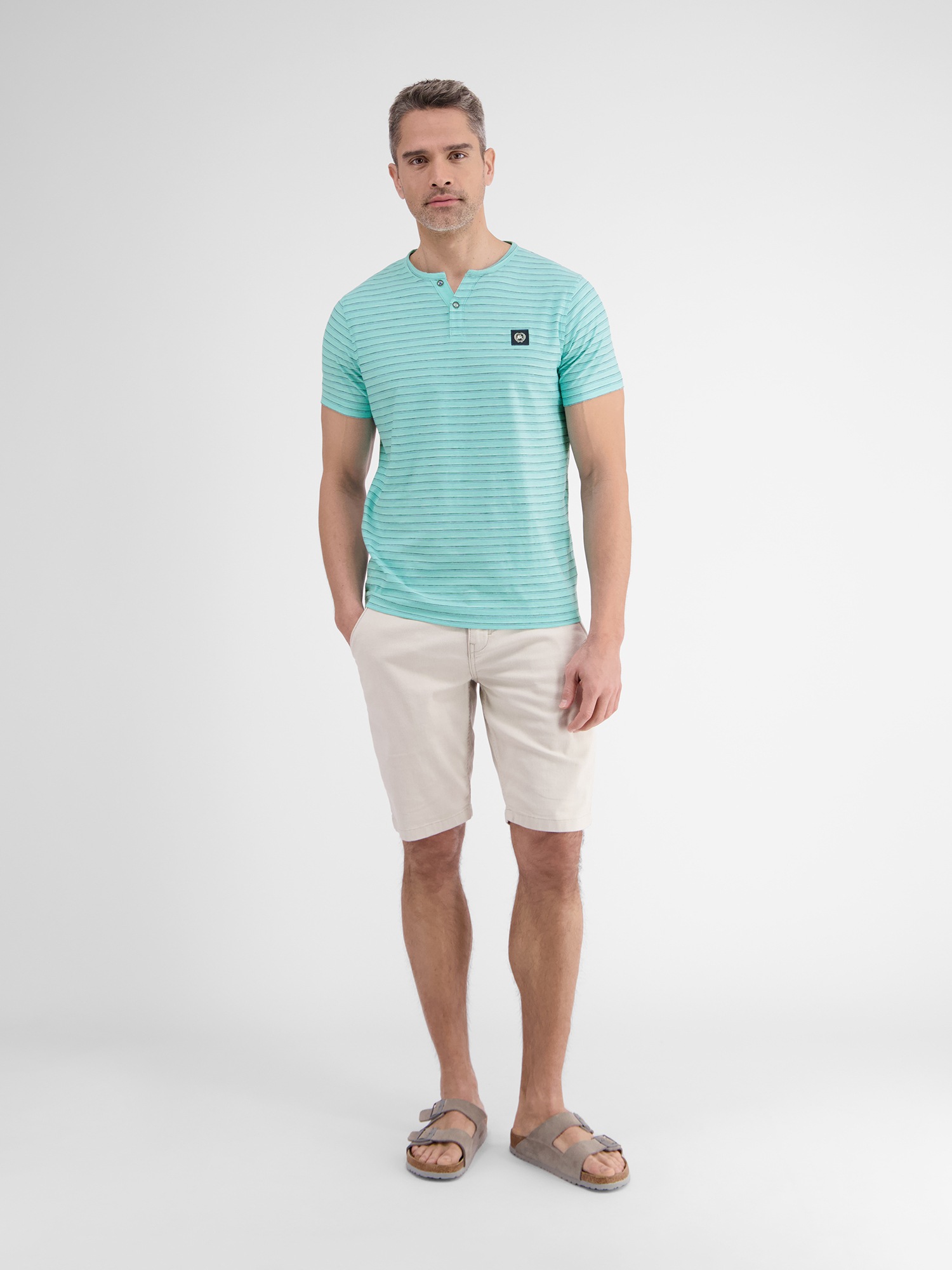 LERROS Henleyshirt »LERROS Herren Serafino-Shirt, gestreift« LERROS Henleyshirt »LERROS Herren Serafino-Shirt, gestreift« von Lerros