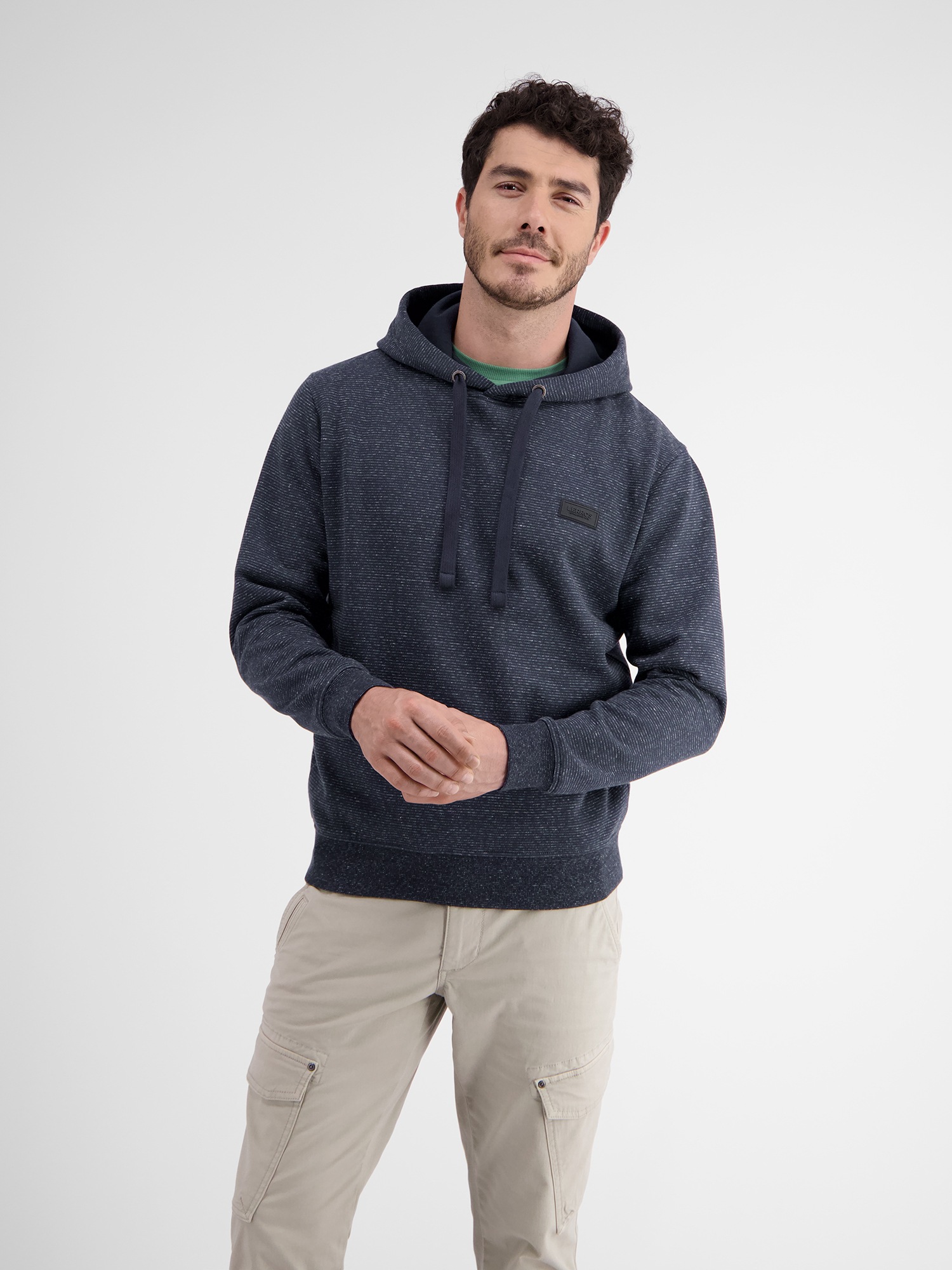 LERROS Hoodie »LERROS Sweat-Hoodie in weicher Strukturqualität« von Lerros