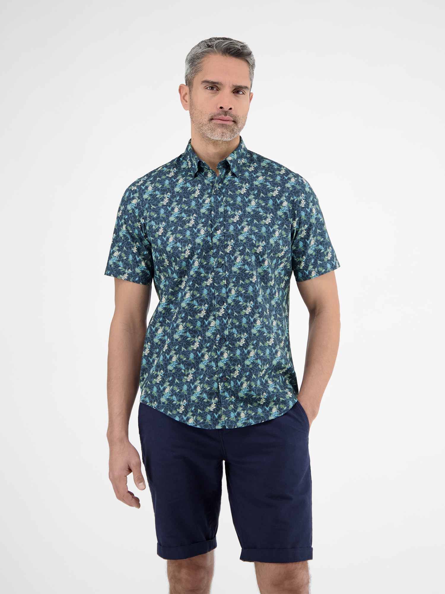 LERROS Kurzarmhemd »LERROS Herren Halbarmhemd, floral bedruckt« LERROS Kurzarmhemd »LERROS Herren Halbarmhemd, floral bedruckt« von Lerros