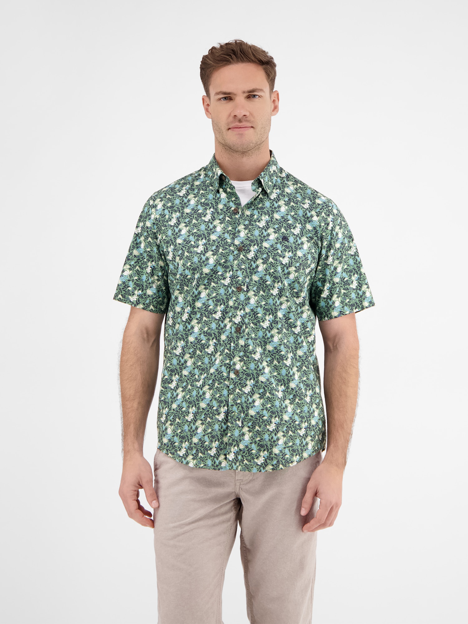 LERROS Kurzarmhemd »LERROS Herren Halbarmhemd, floral bedruckt« LERROS Kurzarmhemd »LERROS Herren Halbarmhemd, floral bedruckt« von Lerros