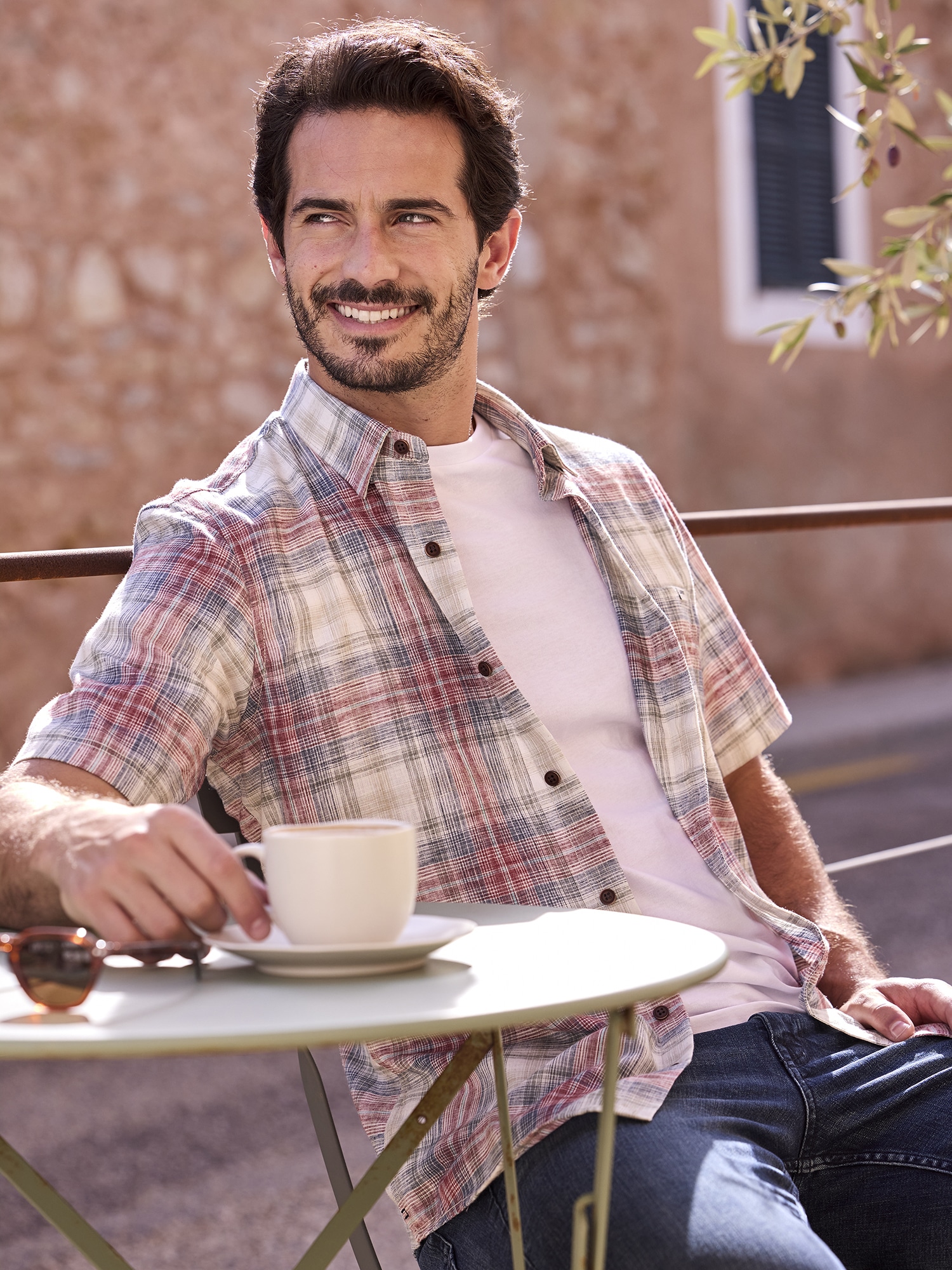 LERROS Kurzarmhemd »LERROS Karohemd aus sommerlichem Strukturgewebe« LERROS Kurzarmhemd »LERROS Karohemd aus sommerlichem Strukturgewebe« von Lerros