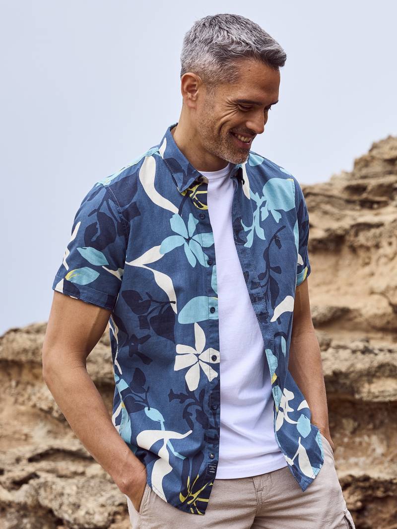 LERROS Kurzarmhemd »LERROS Sommerhemd in Hawaiian-Style« von Lerros