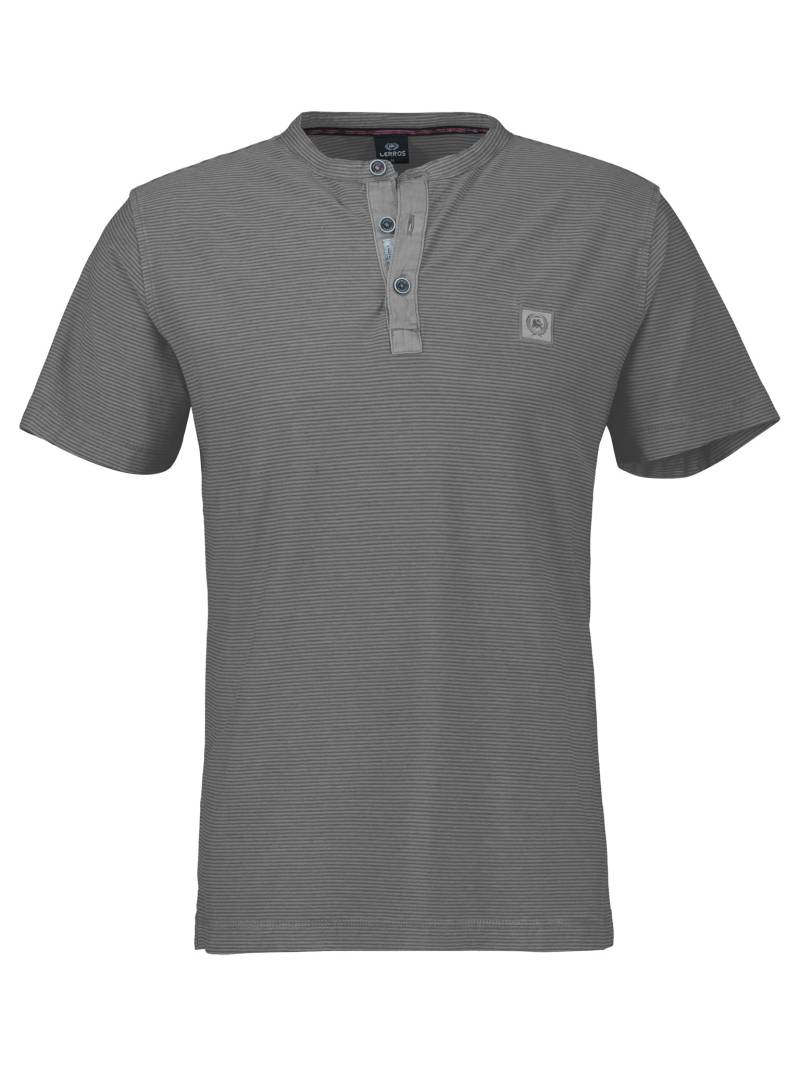 LERROS Kurzarmshirt, mit Logostickerei an der Brust von Lerros