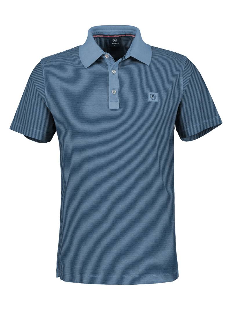 LERROS Kurzarmshirt, mit Logostickerei auf der Brust von Lerros