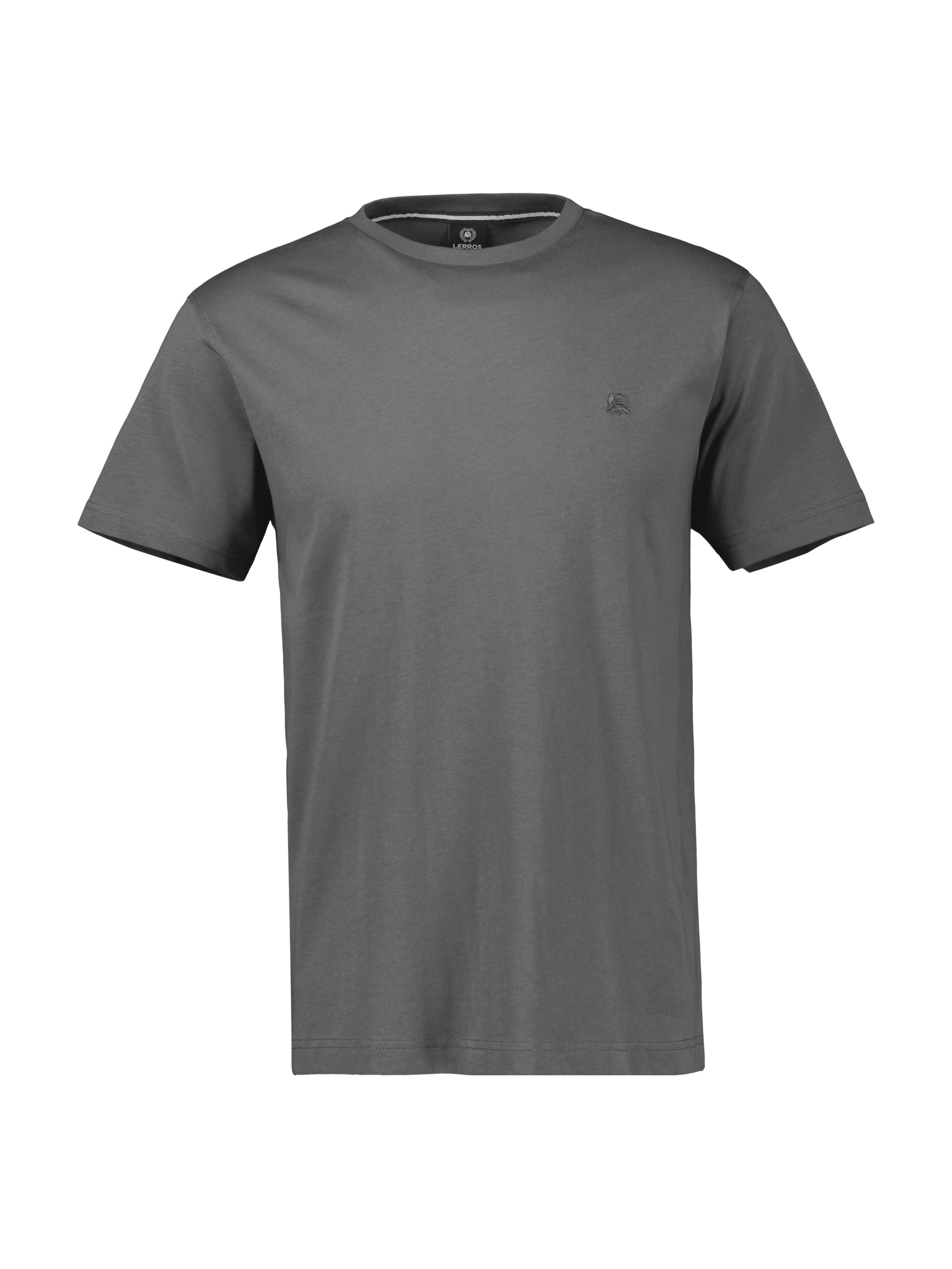 LERROS Kurzarmshirt, mit Logostickerei auf der Brust von Lerros