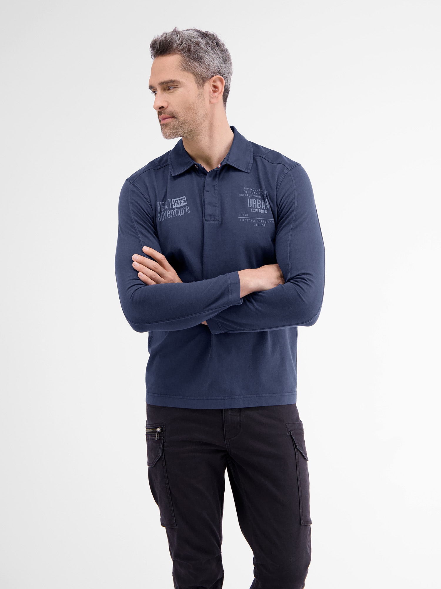 LERROS Langarm-Poloshirt »LERROS Langarm Rugbyshirt« von Lerros