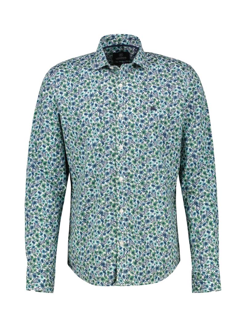 LERROS Langarmhemd »LERROS Langarmhemd, floral bedruckt« von Lerros