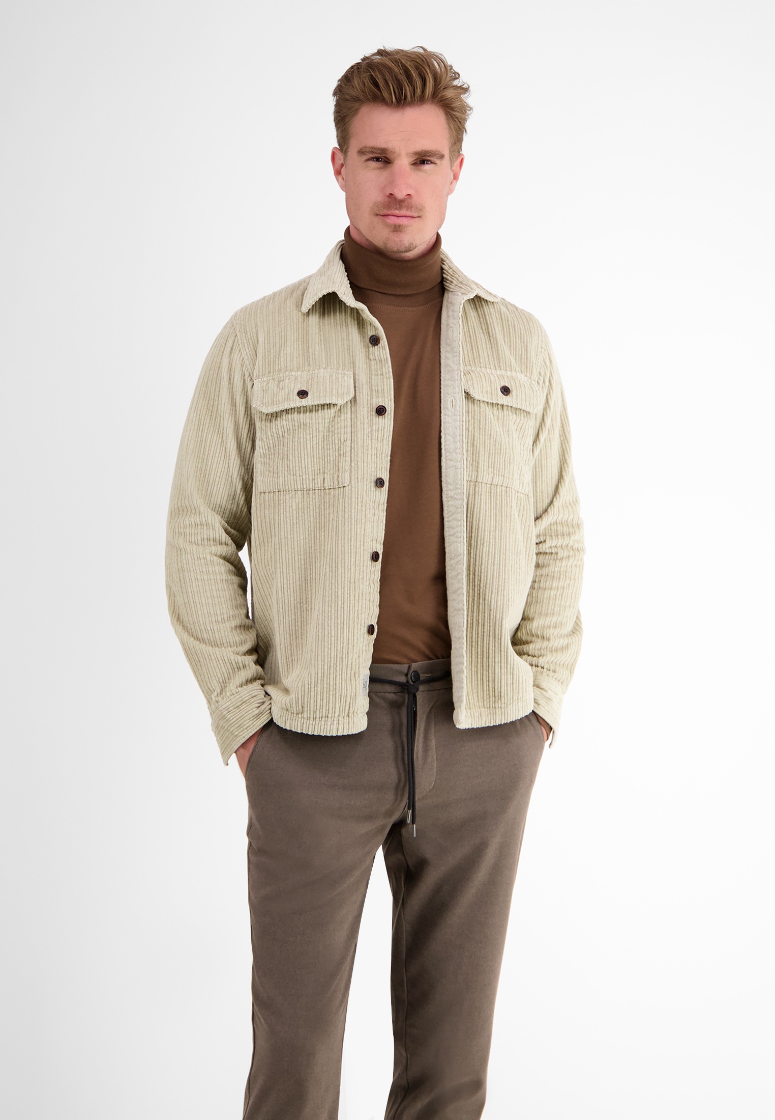 LERROS Langarmhemd »LERROS Overshirt *Corduroy*« von Lerros