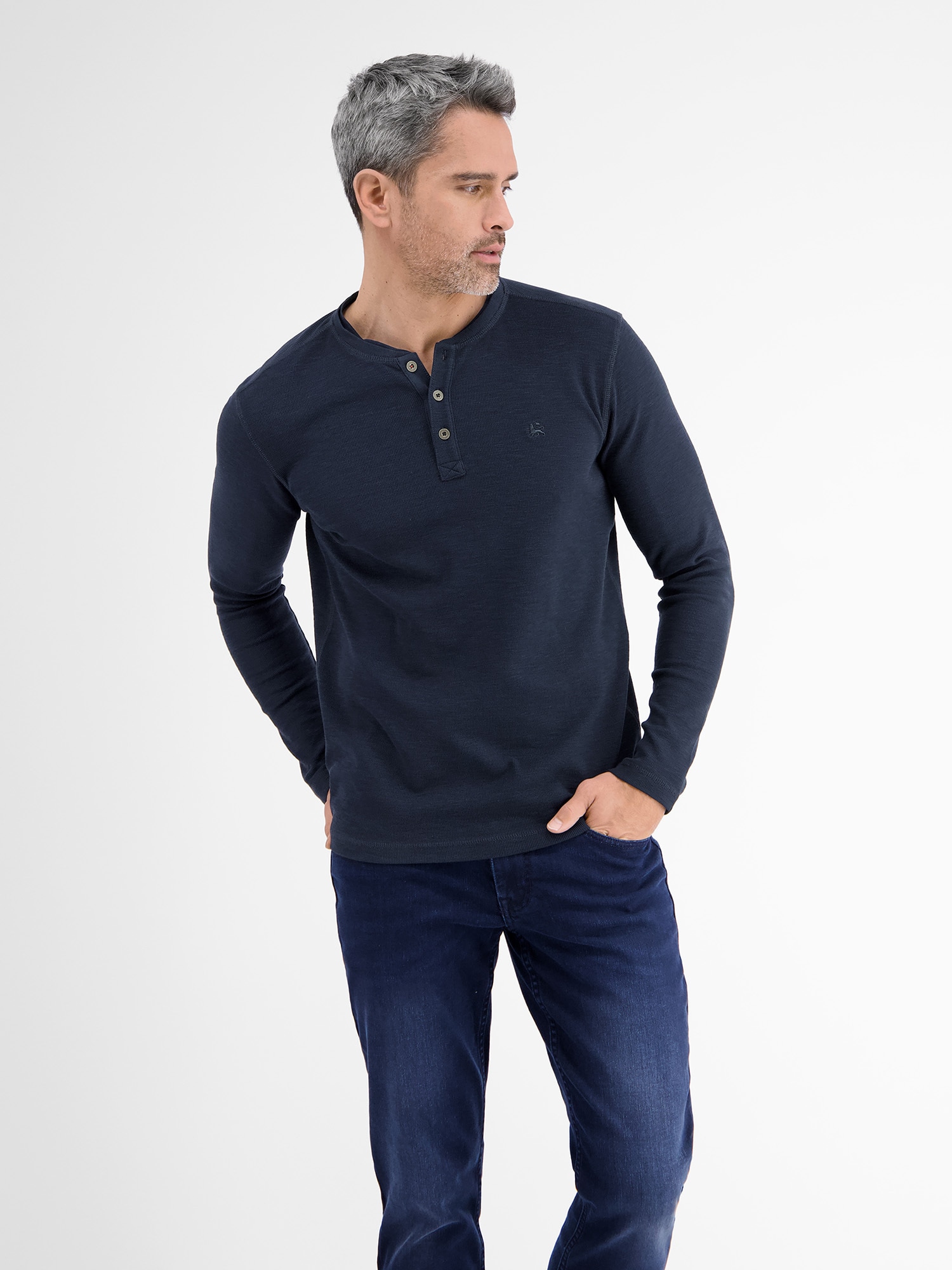 LERROS Langarmshirt »LERROS Serafino in Strukturqualität« LERROS Langarmshirt »LERROS Serafino in Strukturqualität« von Lerros