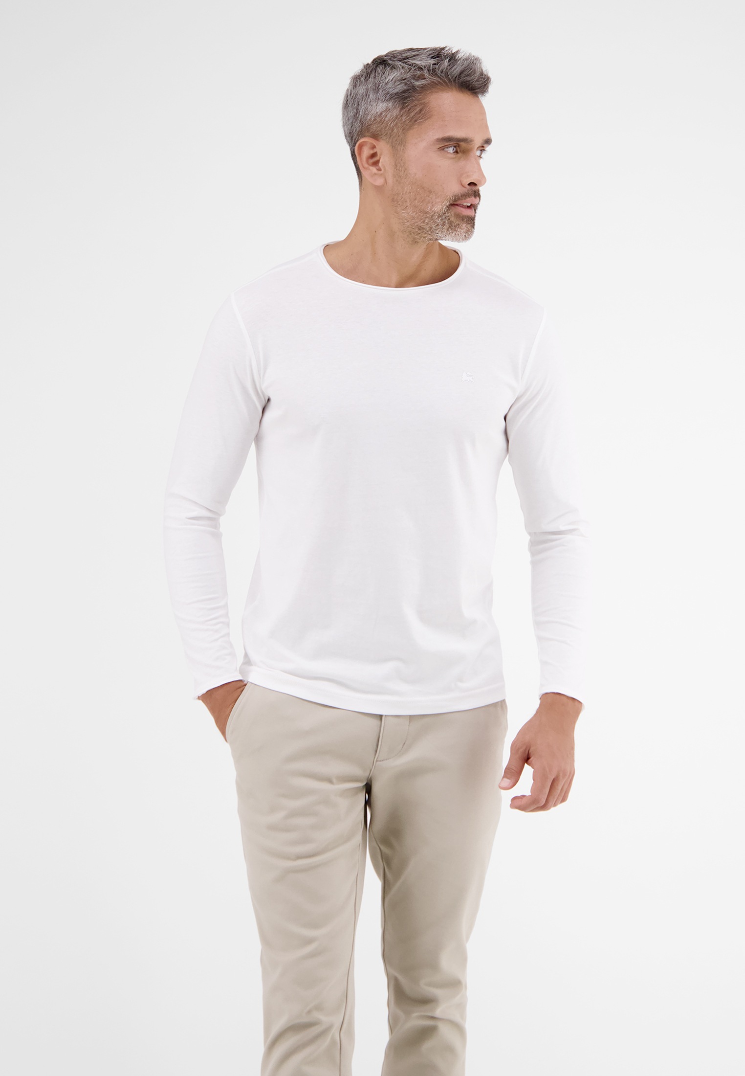 LERROS Longsleeve »LERROS Lässiges Longsleeve mit O-Neck« von Lerros