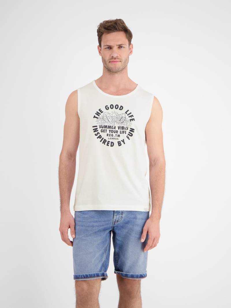 LERROS Muskelshirt »LERROS Tanktop für Herren, mit Brustprint« von Lerros