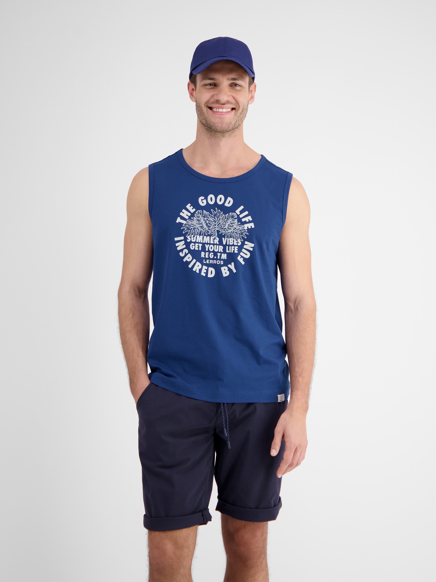 LERROS Muskelshirt »LERROS Tanktop für Herren, mit Brustprint« von Lerros