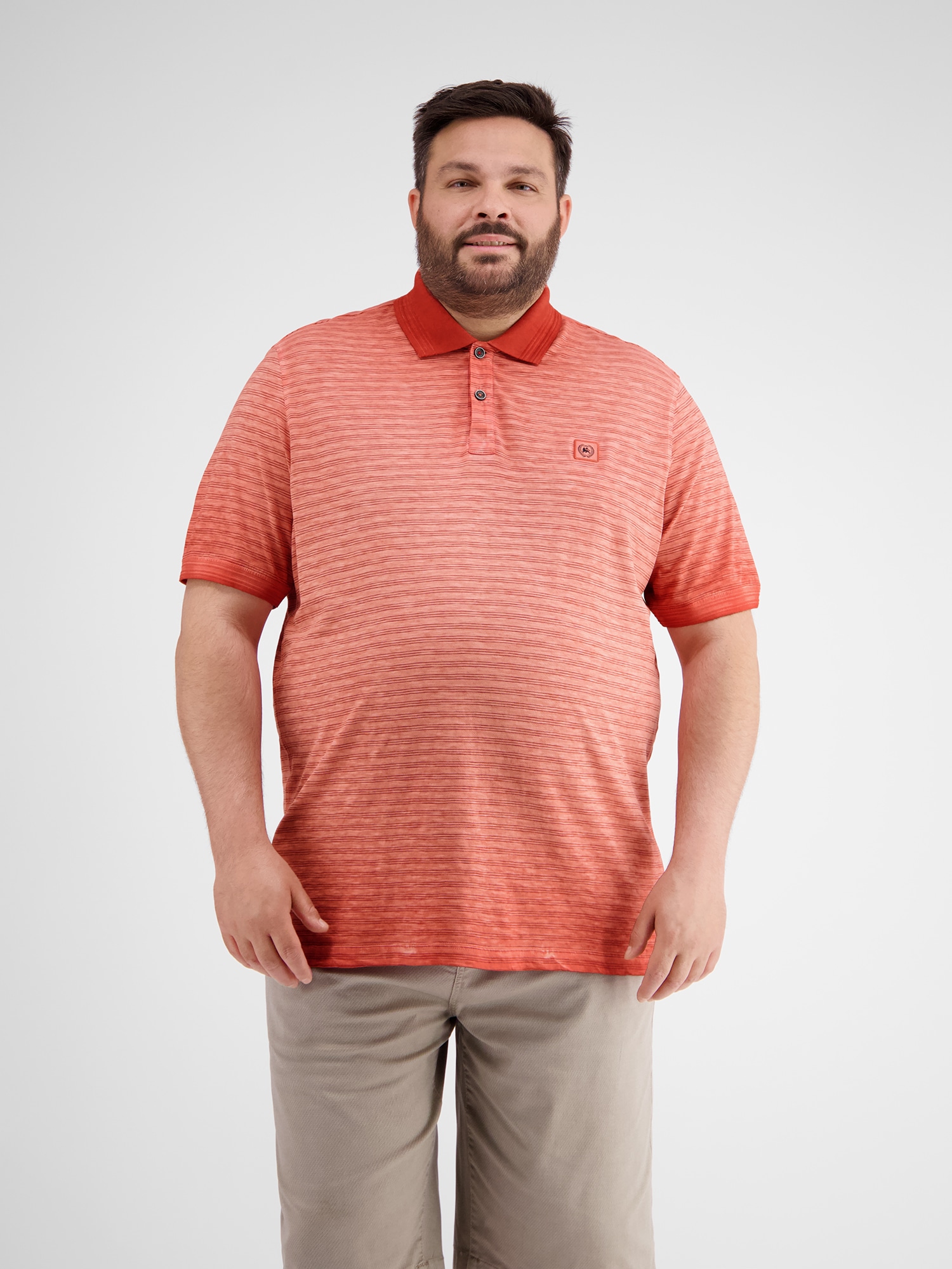 LERROS Poloshirt »LERROS Gestreiftes Poloshirt in Grossen Grössen« LERROS Poloshirt »LERROS Gestreiftes Poloshirt in Grossen Grössen« von Lerros