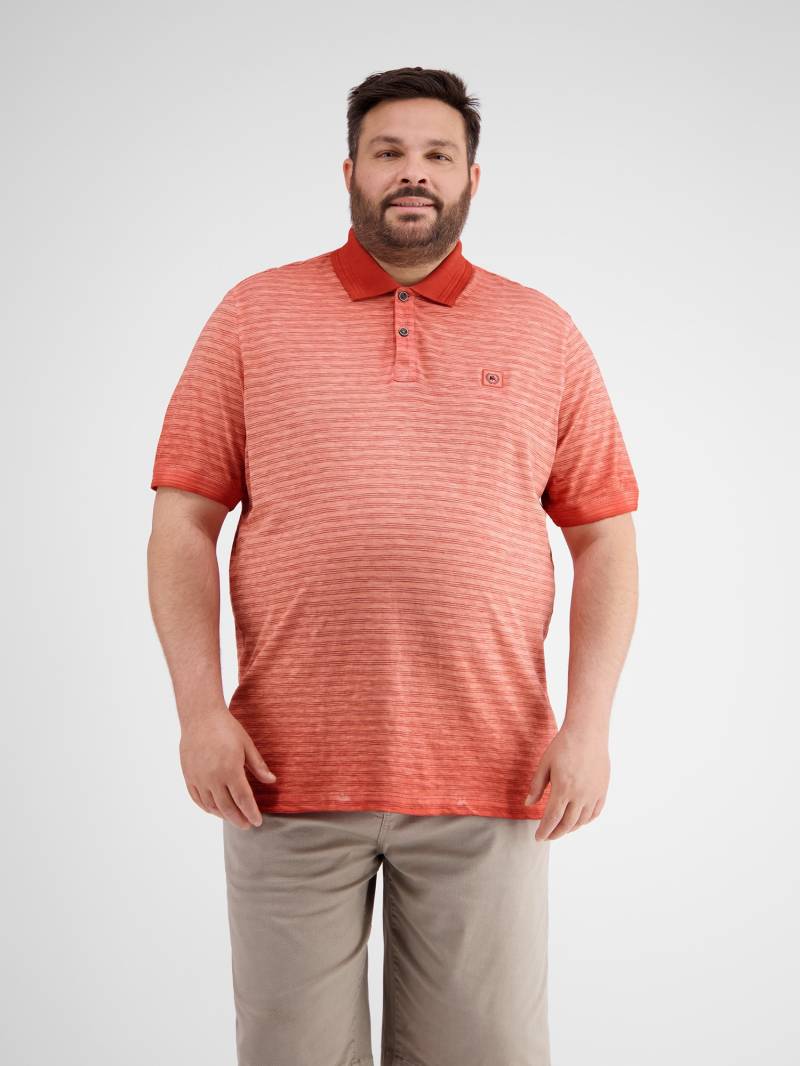 LERROS Poloshirt »LERROS Gestreiftes Poloshirt in Grossen Grössen« von Lerros