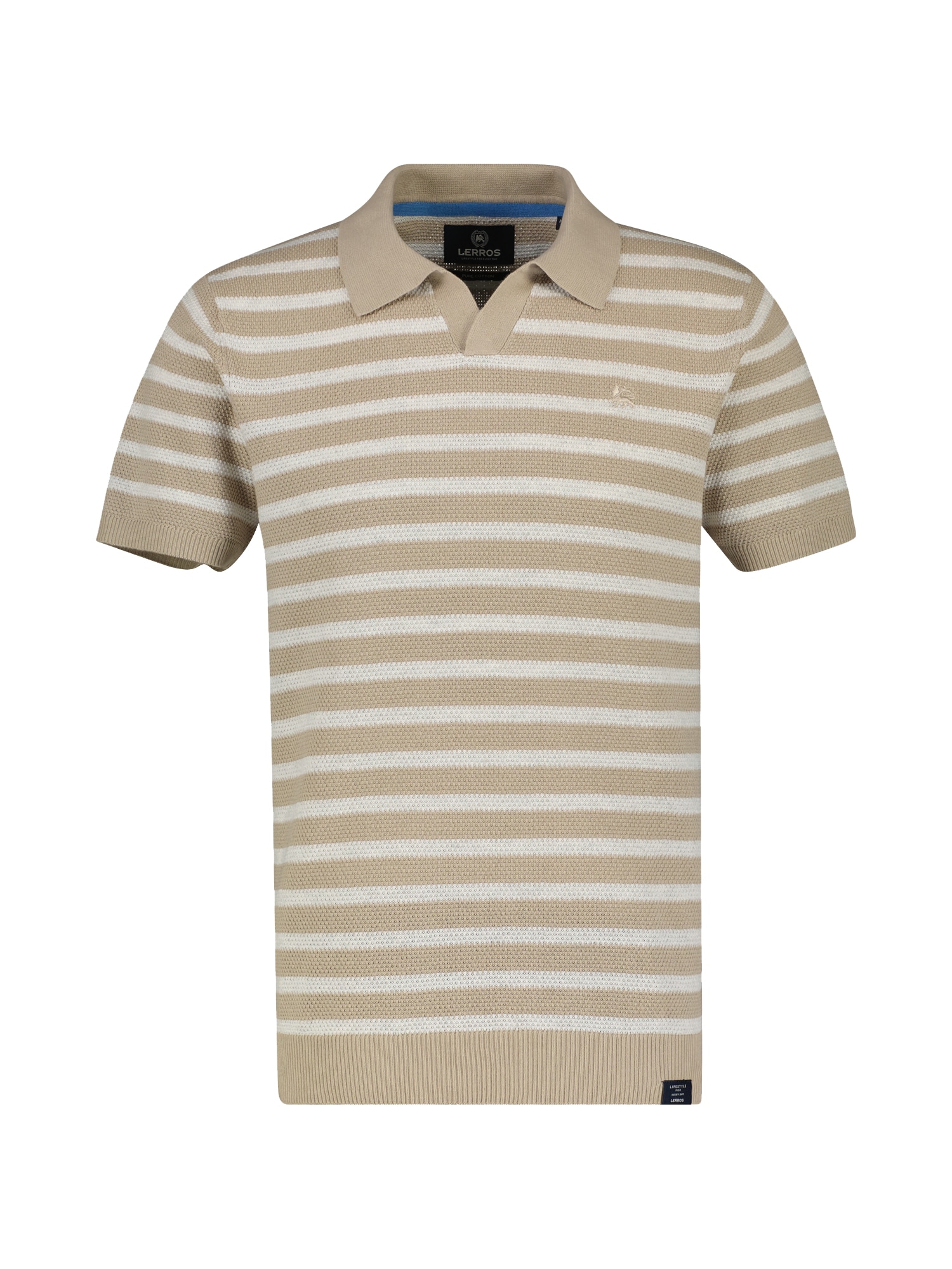 LERROS Poloshirt »LERROS Gestreiftes Strickpoloshirt« von Lerros