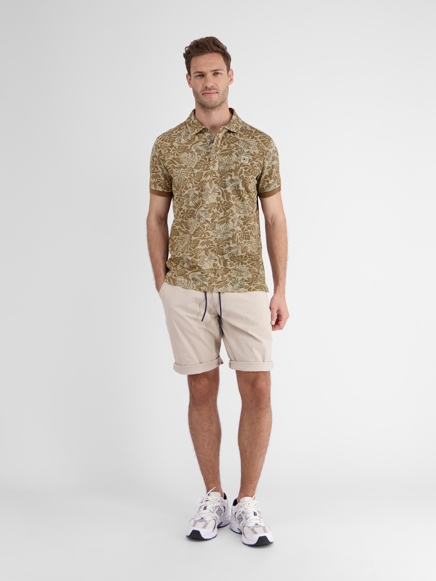 LERROS Poloshirt »LERROS Herren Poloshirt, floral bedruckt« von Lerros