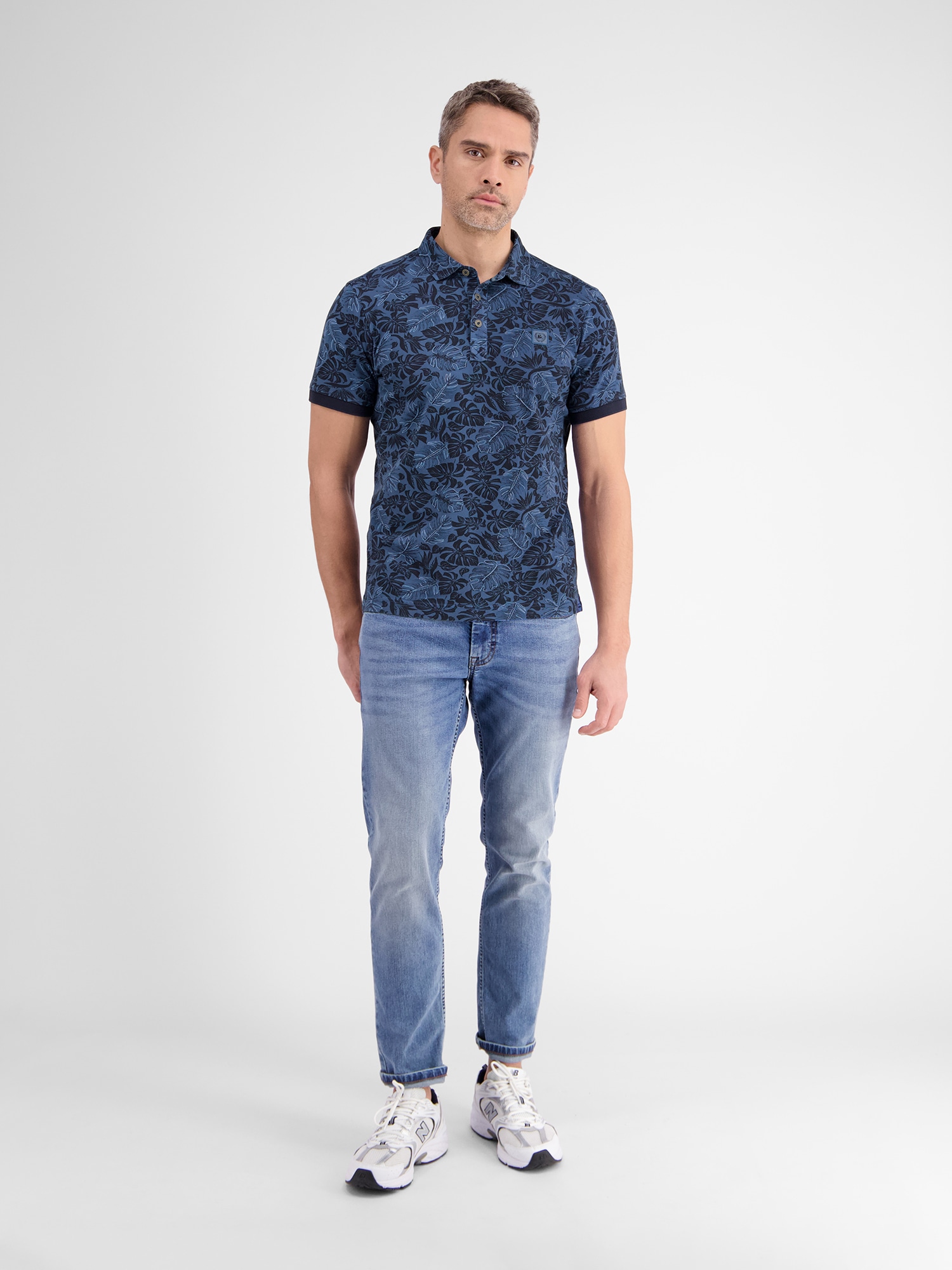 LERROS Poloshirt »LERROS Herren Poloshirt, floral bedruckt« von Lerros